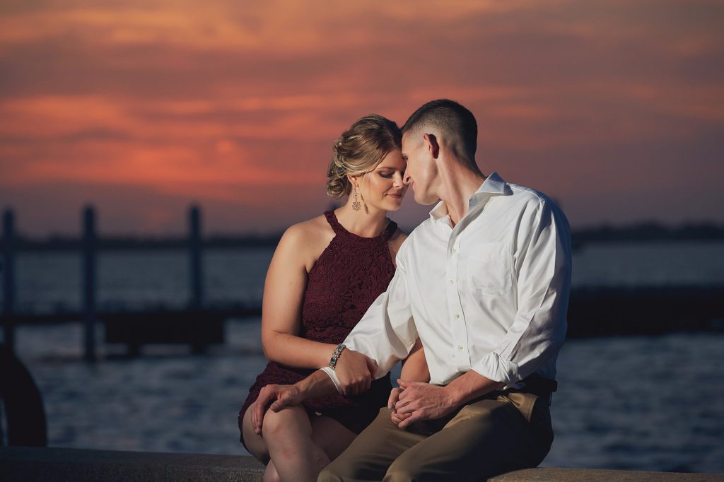 sunset photo session downtown fort myers